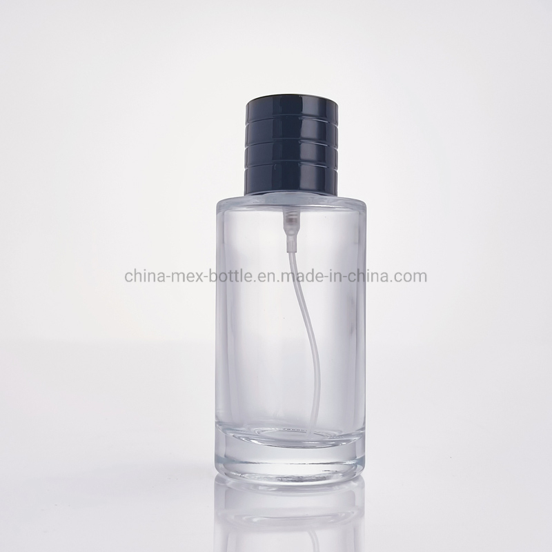 30ml 50ml 100ml Round Transparent Glass Perfume Spray Bottle