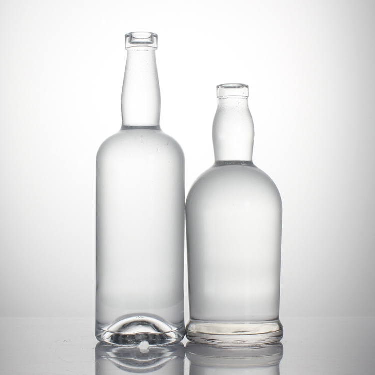 Classical 750ml Extra Flint Alcohol Whisky Glass Bottle