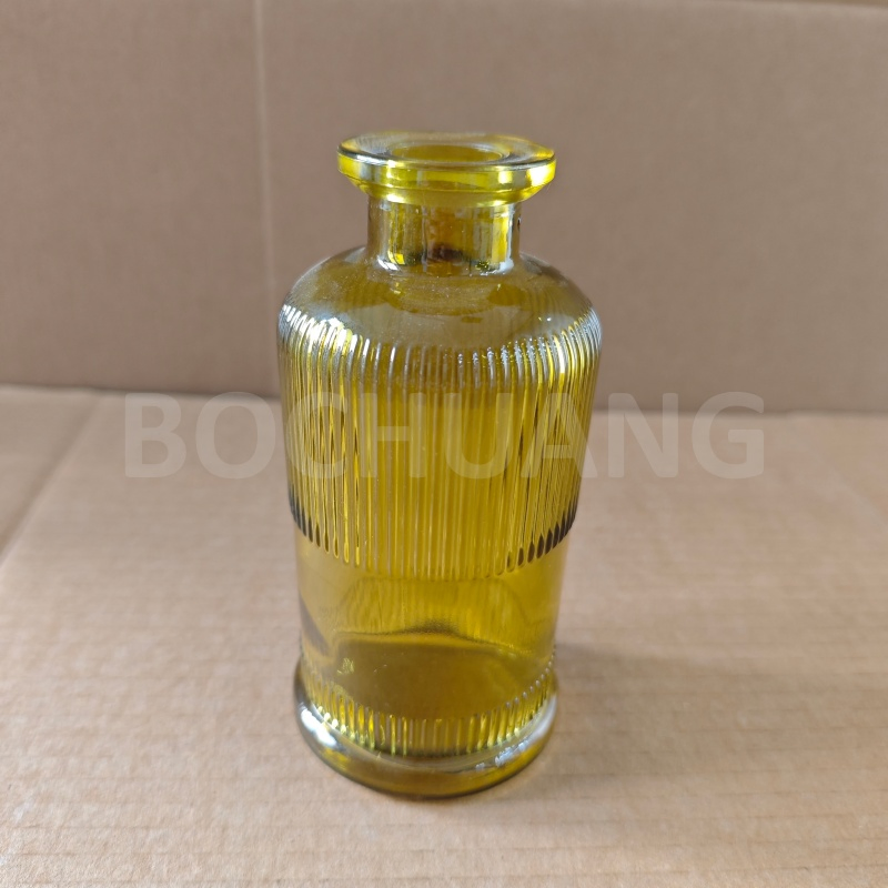 Round Classic Custom Colored Glass Aroma Perfume Bottle 100ml 100cc with Cork