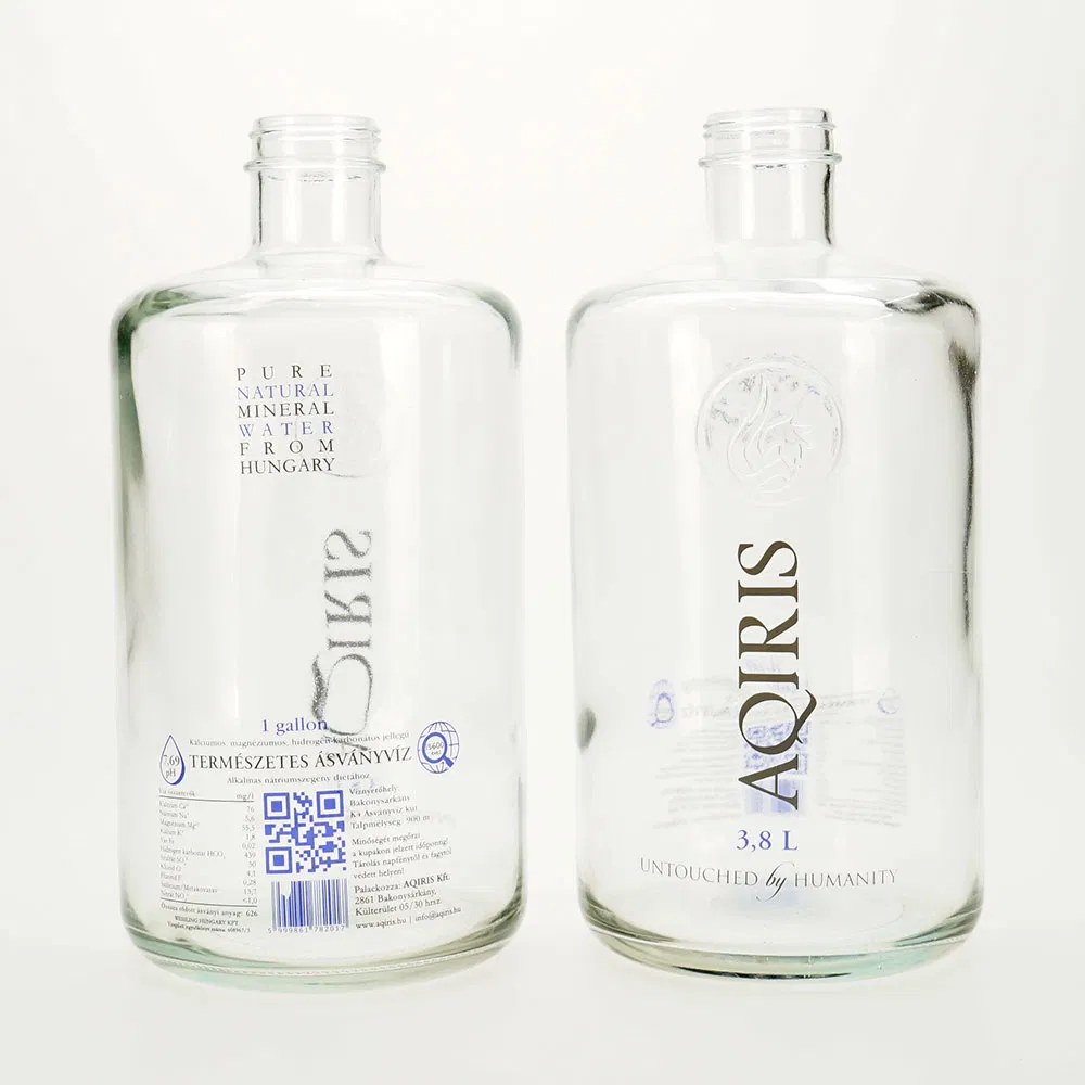 250ml 375ml 500ml 750ml 25cl 50cl 75cl High Flint Luxury Vodka Spirit Liquor Rum Tequila Brandy Whisky Wine Glass Bottle Screw Cap Cork Cap Gold Decal Printing