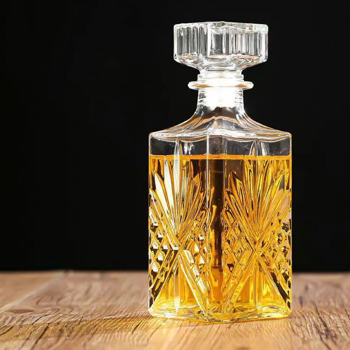 Custom 375ml Empty Ice Wine Glass Bottle Tall Round Shape Long Neck Glass Bottle with Cork Top