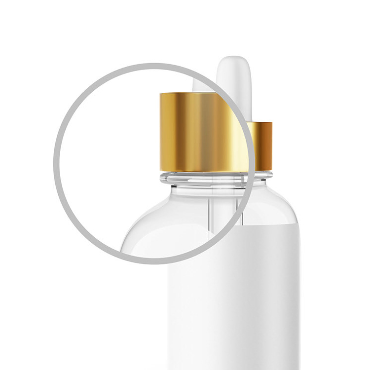 30ml Customizable Colored Glass Bottle with Dropper for Cosmetics