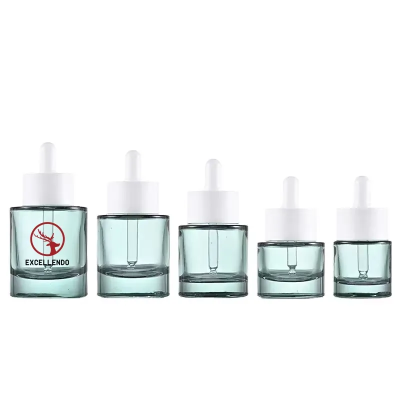 Thick Base Flat Shoulder Dropper Bottle Serum Bottle