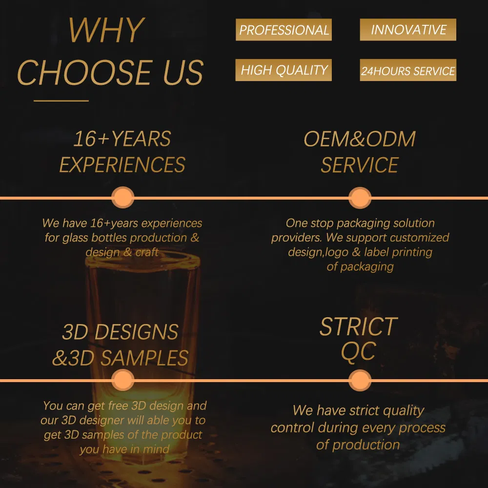 Cosmetic Square Rectangle Clear 30 50 100ml Fragrance Oil Glass Perfume Bottle with Crimp Cap