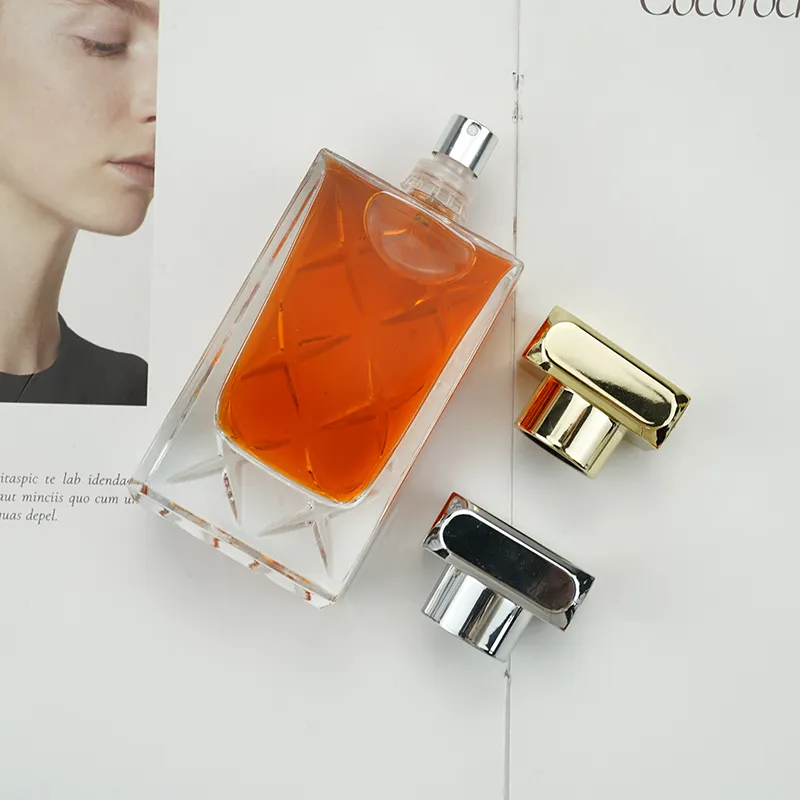 80ml Patterned Glass Bottle 11