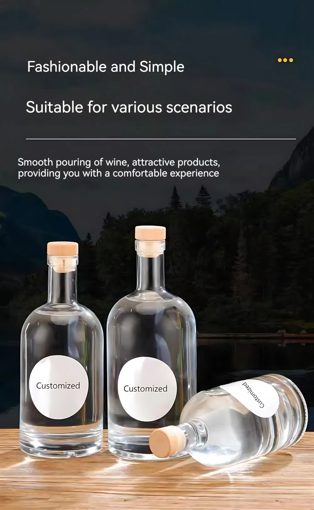 Empty Spirit Mini Bottles