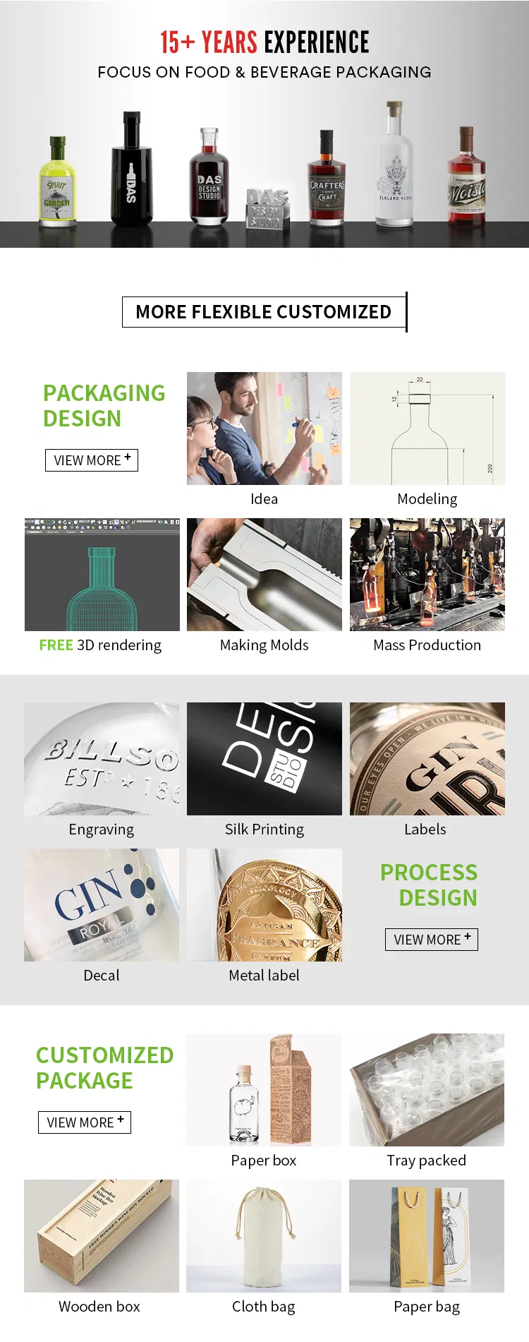 Nordic Glass Liquor Bottle 10