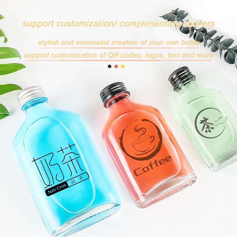 Wholesale Mini Miniature 50ml 100ml 200ml 250ml 350ml 500ml Spirit Liquor Juice Wine Glass Bottle for Whisky Vodka