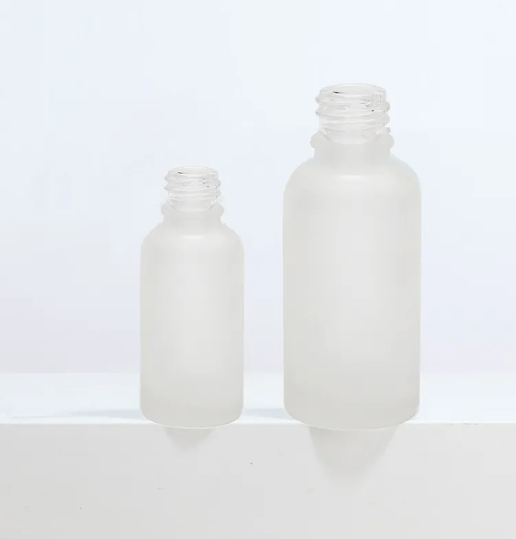 Frosted Glass Bottle