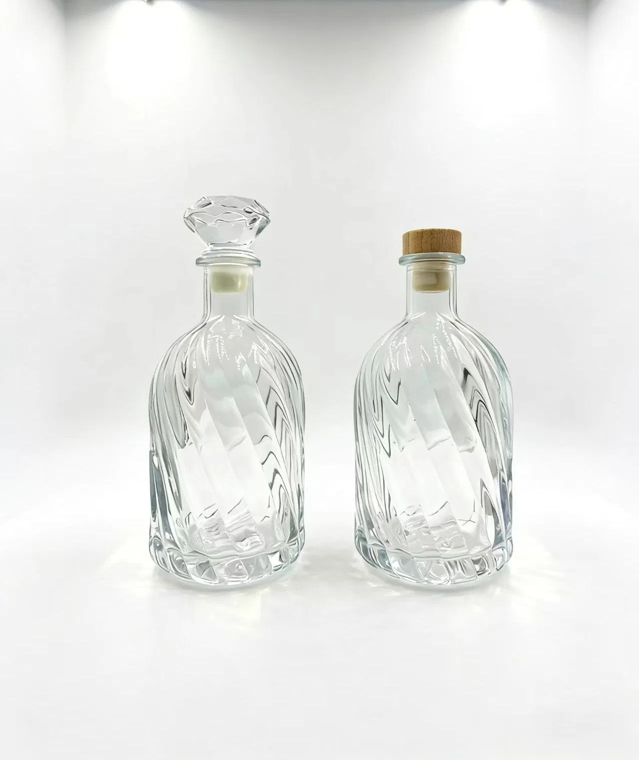 The Popular 750ml Spirit Gin Whisky Vodka Brandy Liquor Super Flint Glass Bottle