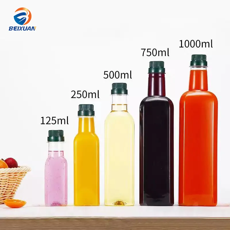 Clear PET Bottle View