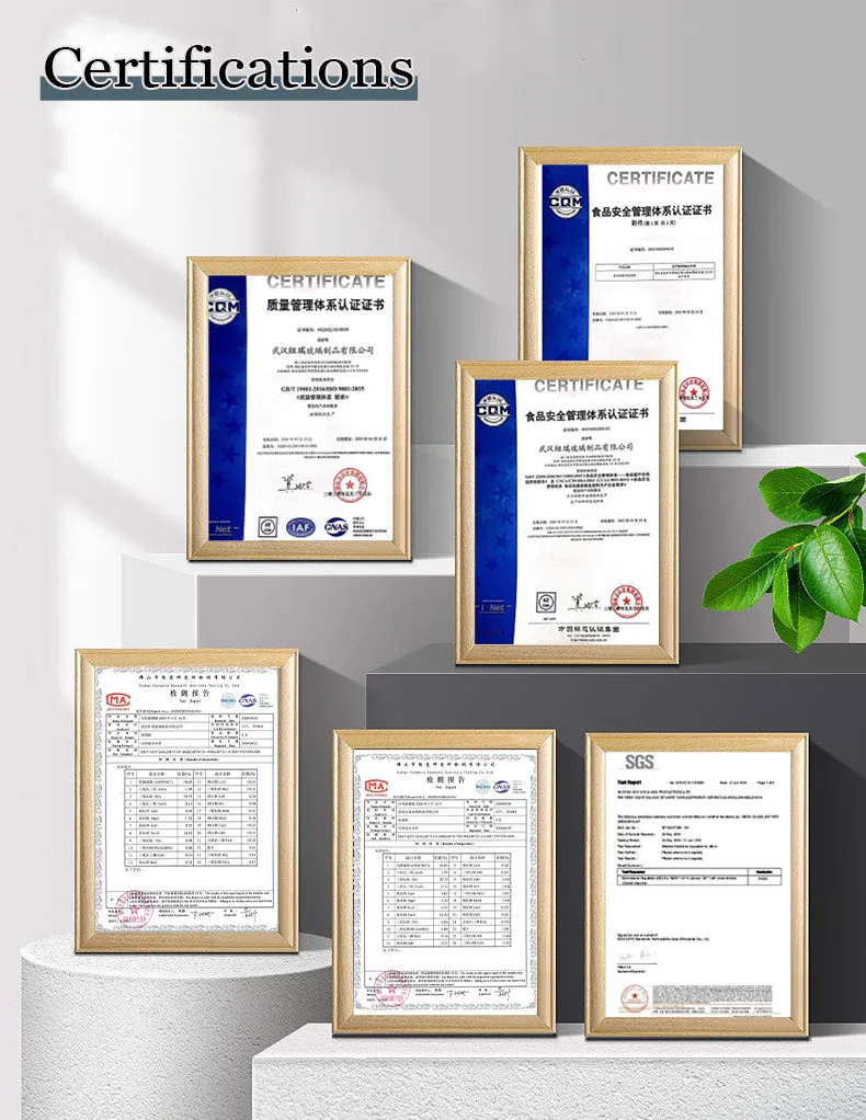 Quality Certifications