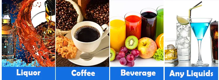 Glass Liquor Bottle View 3