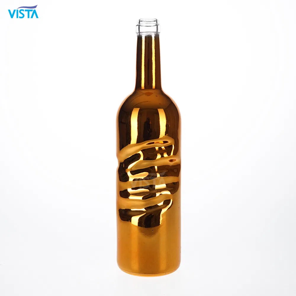 750ml Normal Flint Round Glass Bottle