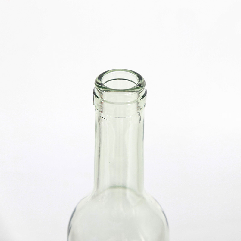 180ml Eco-Friendly Recyclable Wine Bottle Clear Glass with Cork Finish