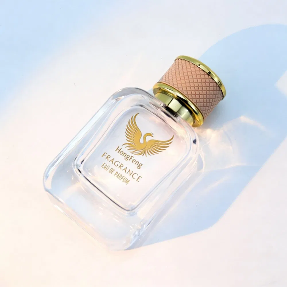 Luxury 30ml 50ml 100ml Empty Square Perfume Glass Bottle with Box Packaging