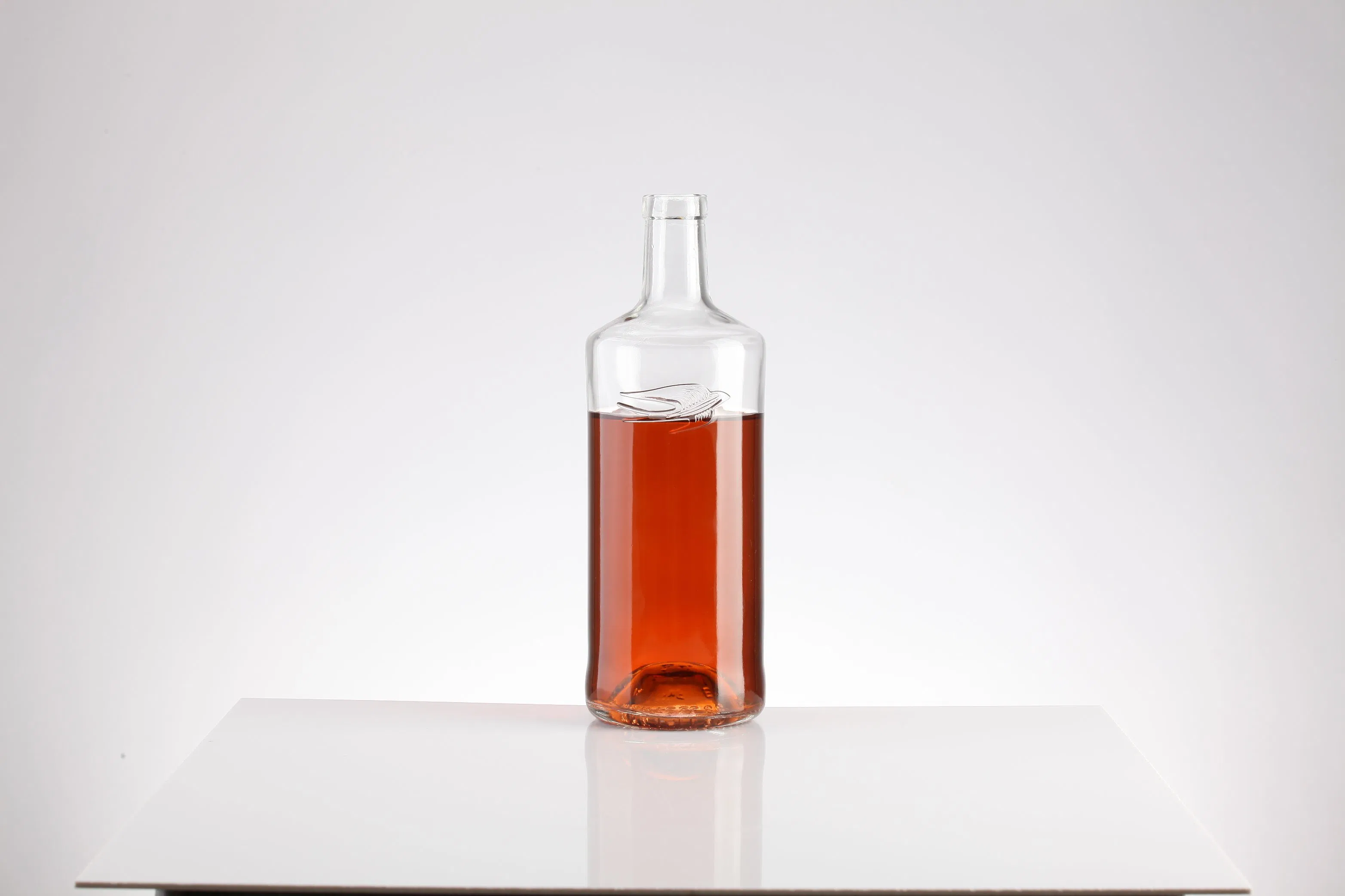 Empty Brandy Clear Wine Rum Gin Spirits Vodka 500ml 750ml Glass Bottle