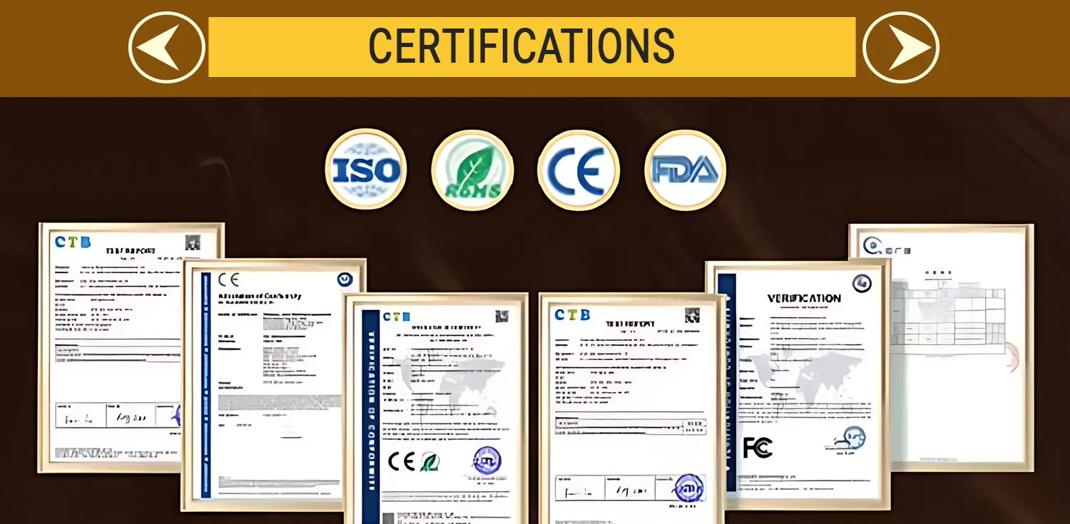 Certifications Display