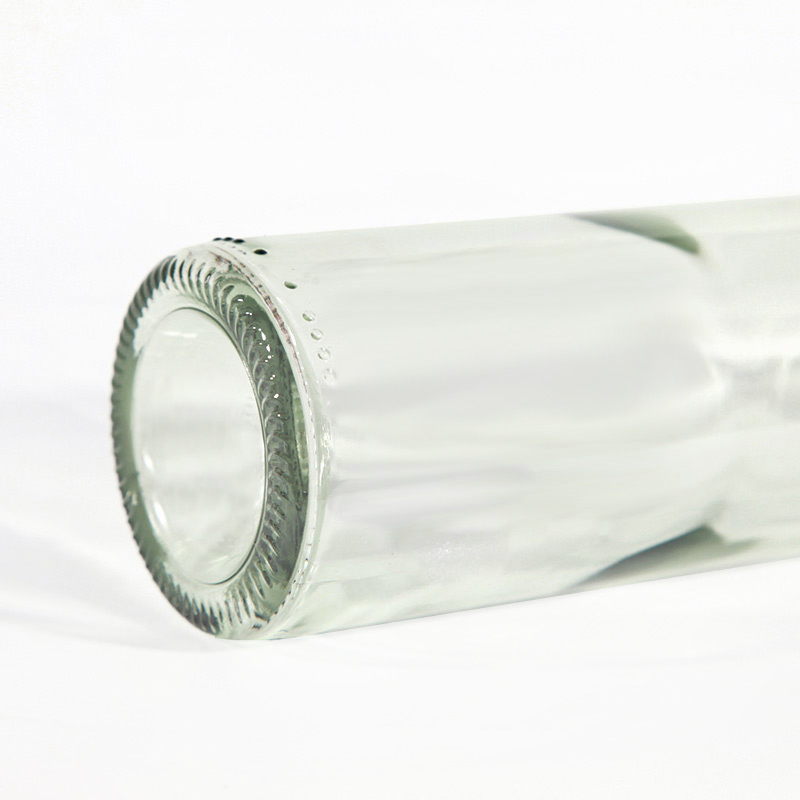 180ml Eco-Friendly Recyclable Wine Bottle Clear Glass with Cork Finish