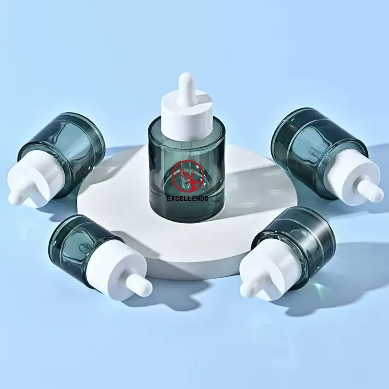 Thick Base Flat Shoulder Dropper Bottle Serum Bottle