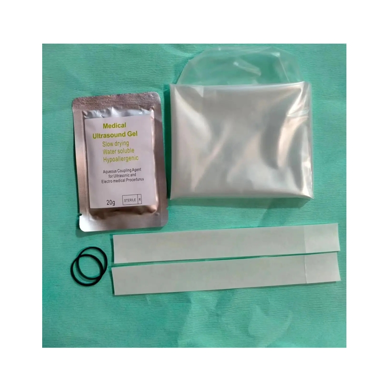 Medical Sterile Ultrasound Protective Probe Cover Kit Disposable Ultrasound Probe Cover Transducer Cover with Gel