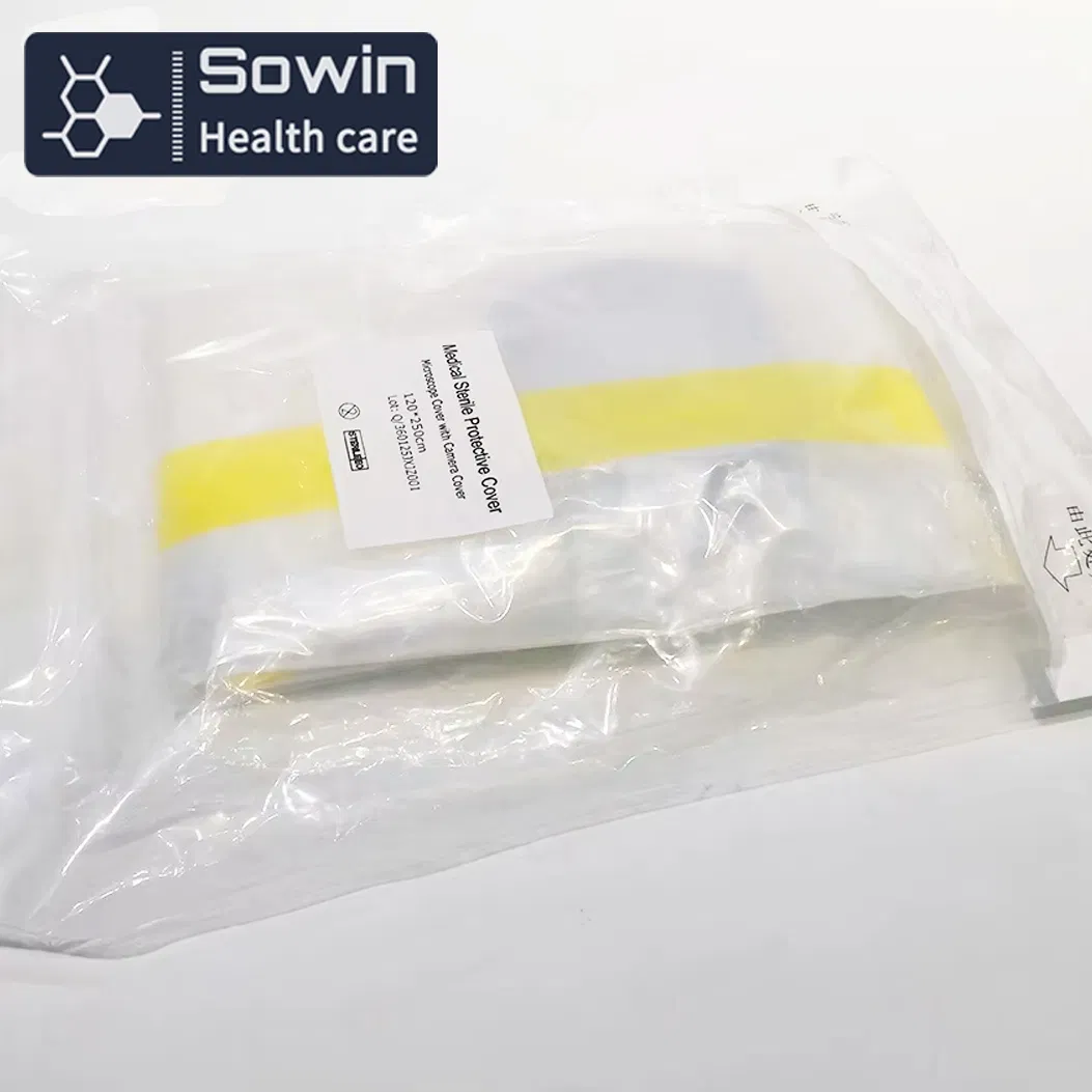 Sterile Equipment Transparent PE Self Adhesive Surgical Microscope Drape