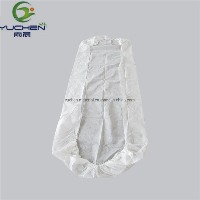 Disposable SMS Nonwoven Bed Sheet Cover with/Without Elastic for Hospital Examination Use