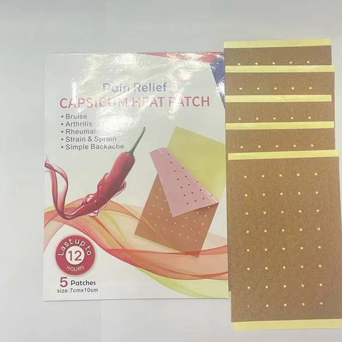 Gray Medical Tape Heat Patch Variety Pack