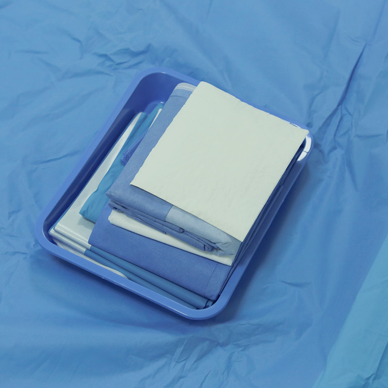 OEM Hospital Disposable Universal Surgical Drape Pack Sterile Laparotomy Operation Pack Medical Use Pack Set Surgical Kit