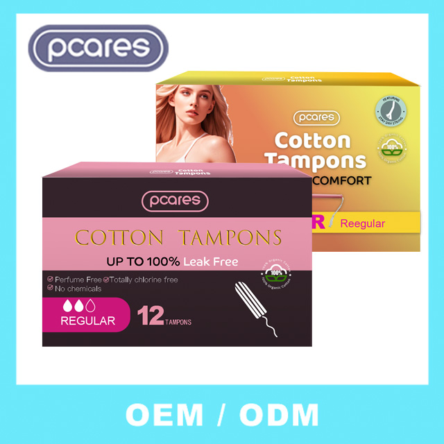 Premium Organic Cotton Tampons - Eco-Friendly Disposable Hygiene Product