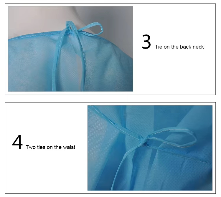 Manufacturer Disposable Surgical Gowns Reinforced Isolation Grown Surgical Gowns