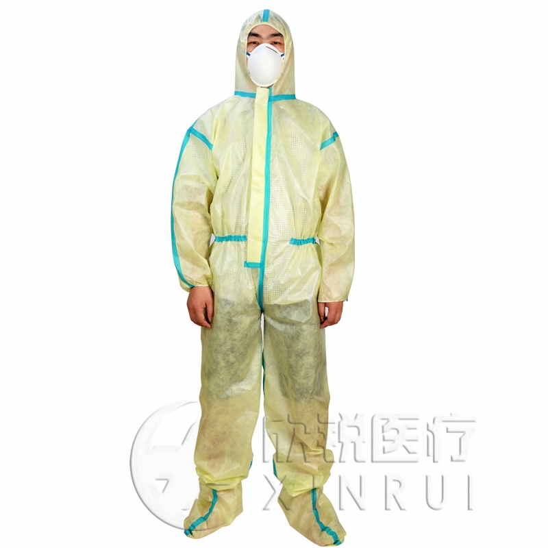 Disposable Type 5 Type 6 Water Proof Protective Coverall