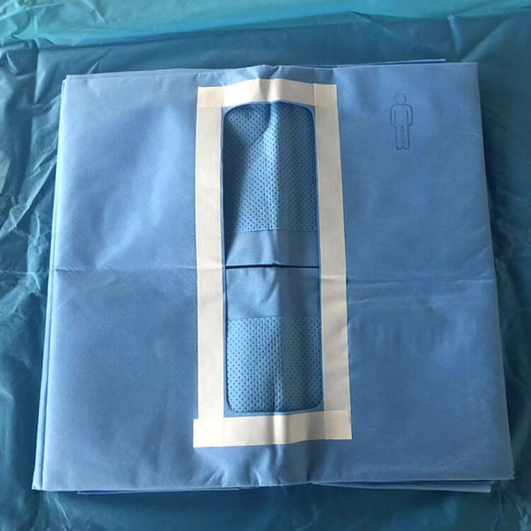 Medical Disposable Sterile Surgical Laparotomy Drape Kit Pack