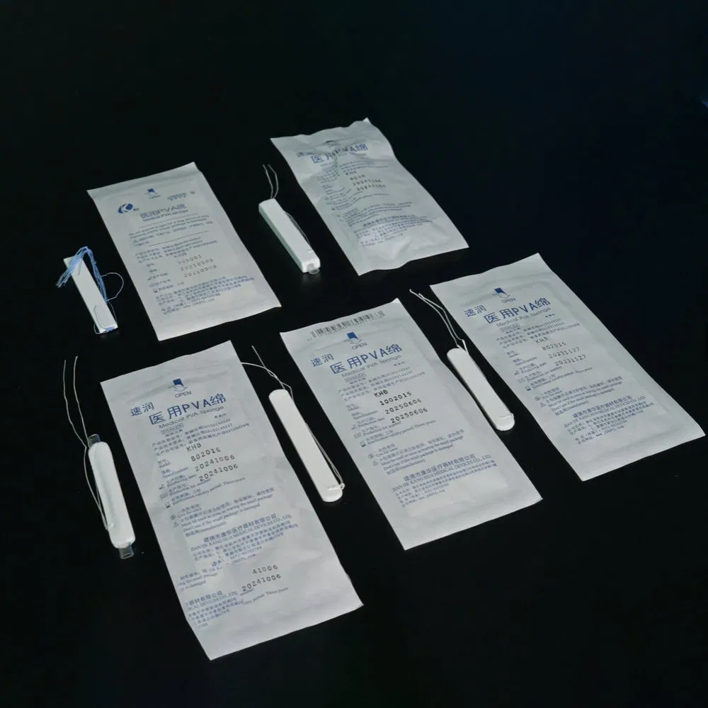 Easy Remove Khb PVA Epistaxis Nasal Pack for Nasal Tumor Surgery