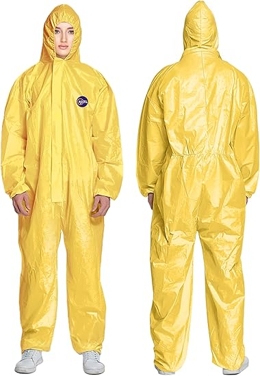 Factory CE Cat 3 III Type 4/5/6 PPE Safety Protective Chemical Nonwoven PP SMS Microporous Disposable Coverall