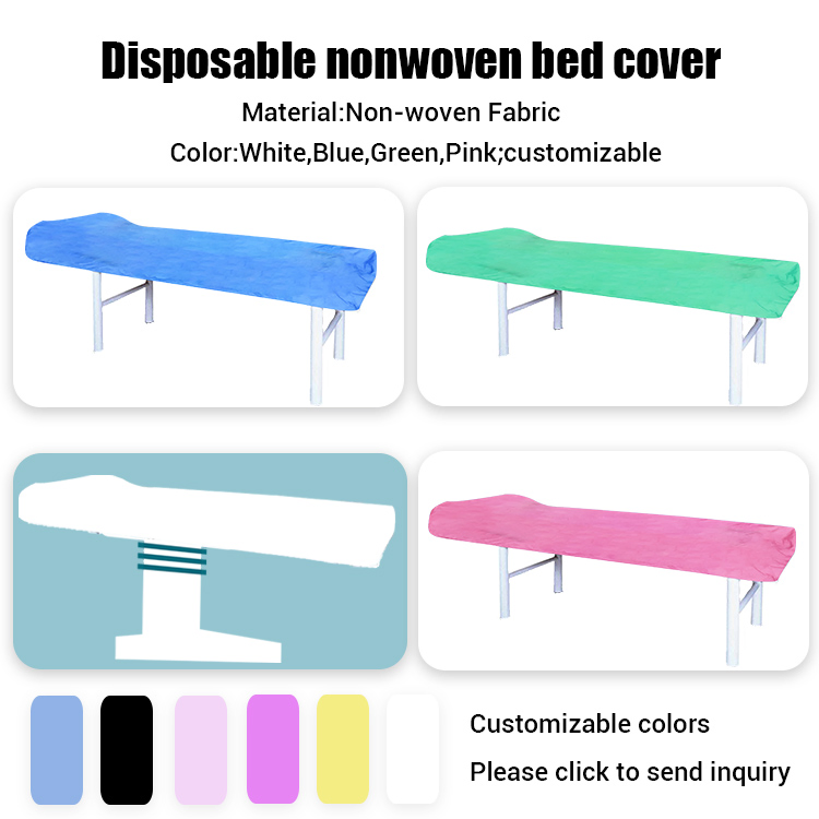 Disposable Medical 190*90cm Non-Woven PP25g Bed Sheet Cover for Hospital
