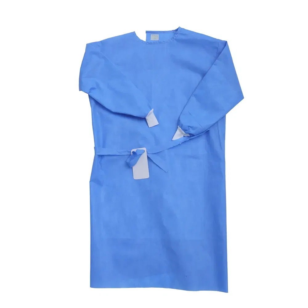 Non-Reinforced Surgical Gown with Towel Cypress X-Large Blue Sterile AAMI Level 3 Disposable