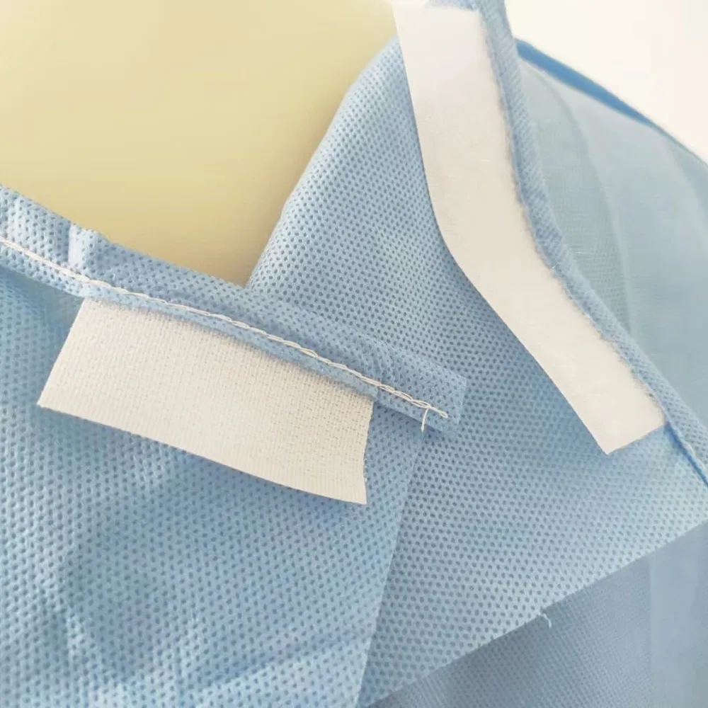 SMS Non-Woven Fabric Reinforced Surgical Gowns Isolation Gowns