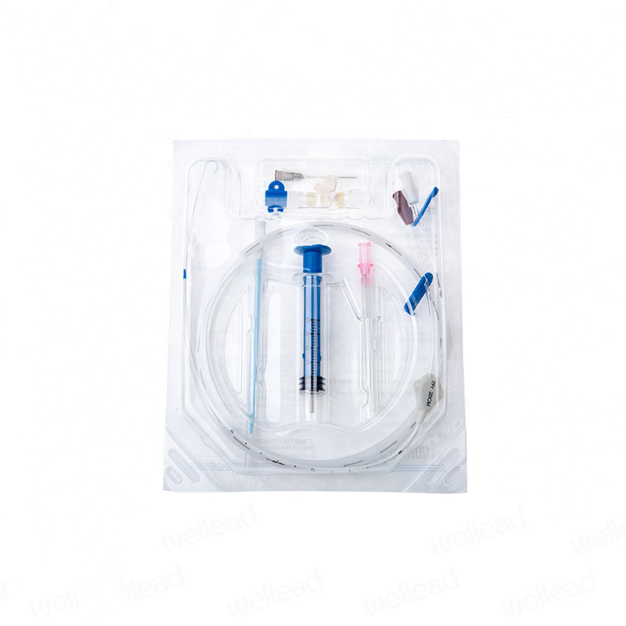 Medmount Medical Disposable Sterile Latex Free Hemodialysis Single/ Double/ Triple/ Quadra Lumen Central Venous Catheter CVC Kit