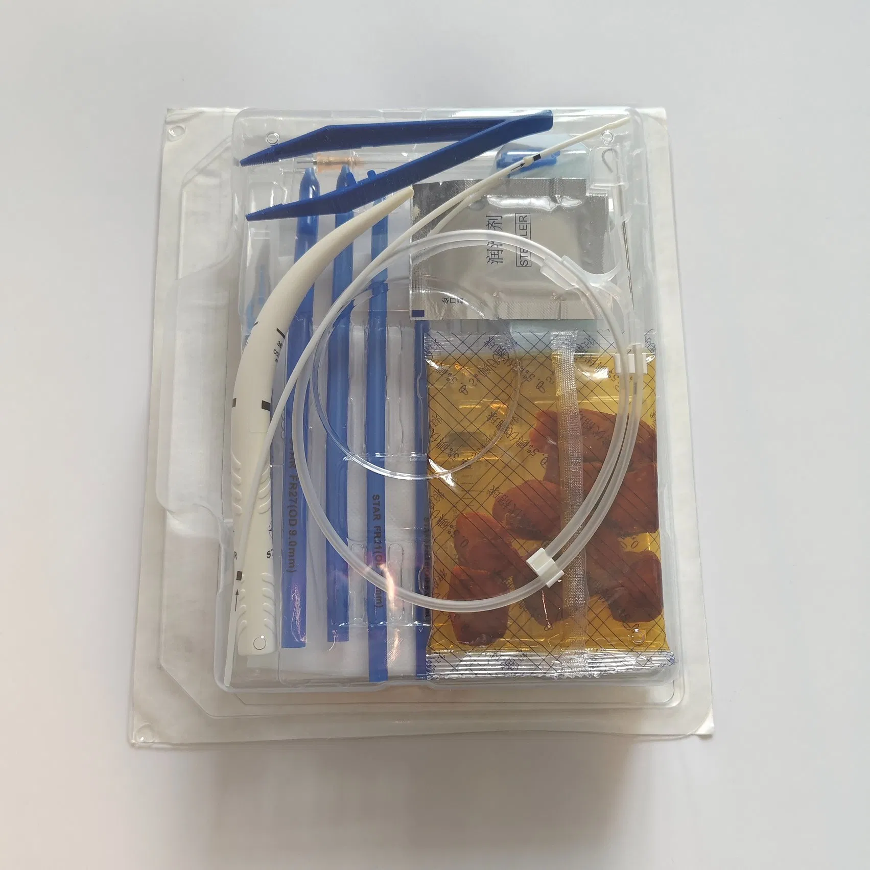 Sterile Disposable Cuffed Percutaneous Tracheostomy Kit - Emergency/Surgical Use