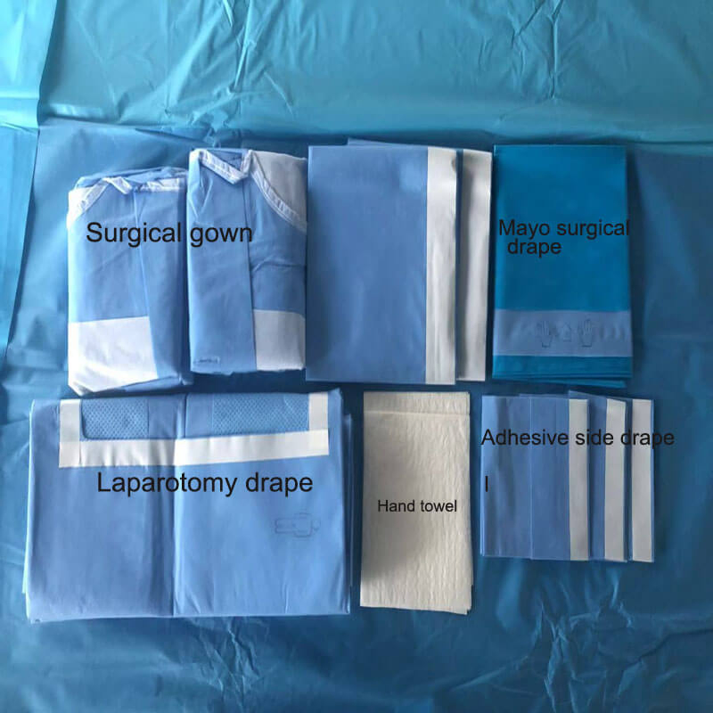 Disposable Laparotomy Pack Sterile Laparotomy Drape Pack