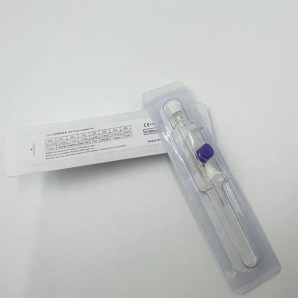 Premium Lightweight Disposable IV Cannula Box - 22g Pack