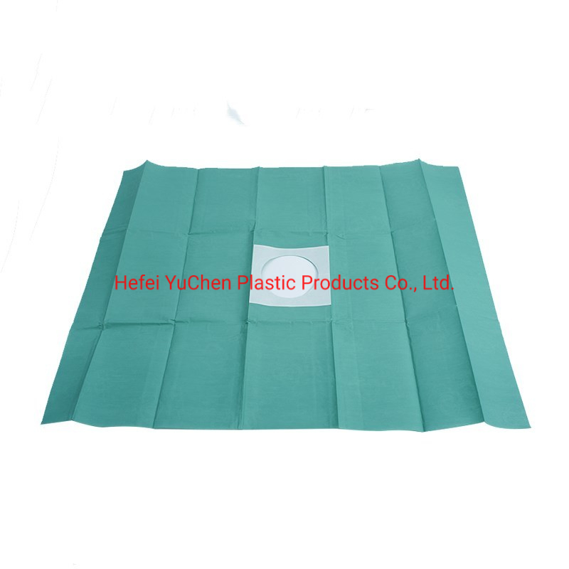 Disposable Medical Sterile Surgical Drape with Fenestration Hole