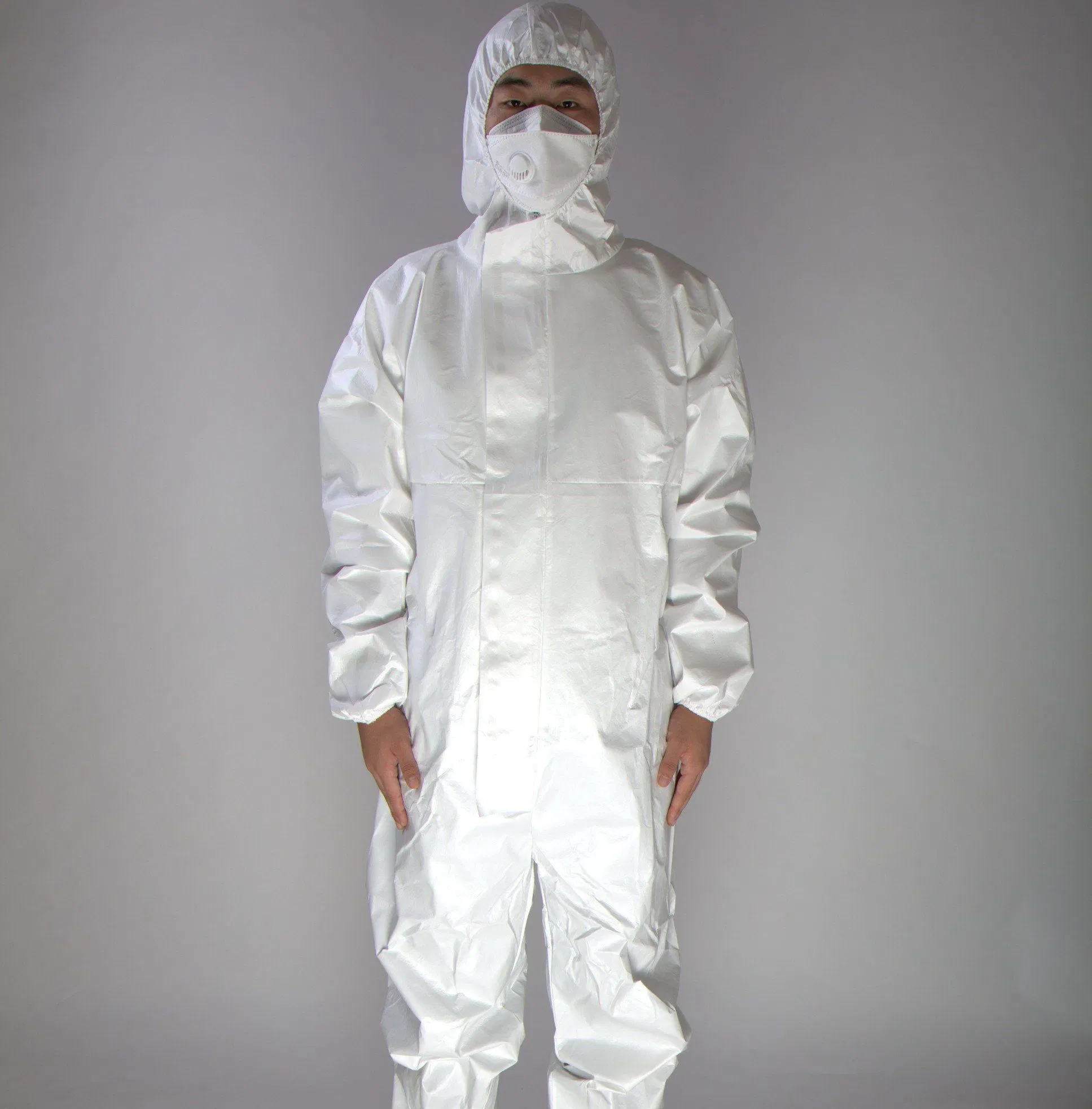 Wholesale OEM PPE Suit Work Uniform Safety Clothing Disposable Protective Coverall Discount