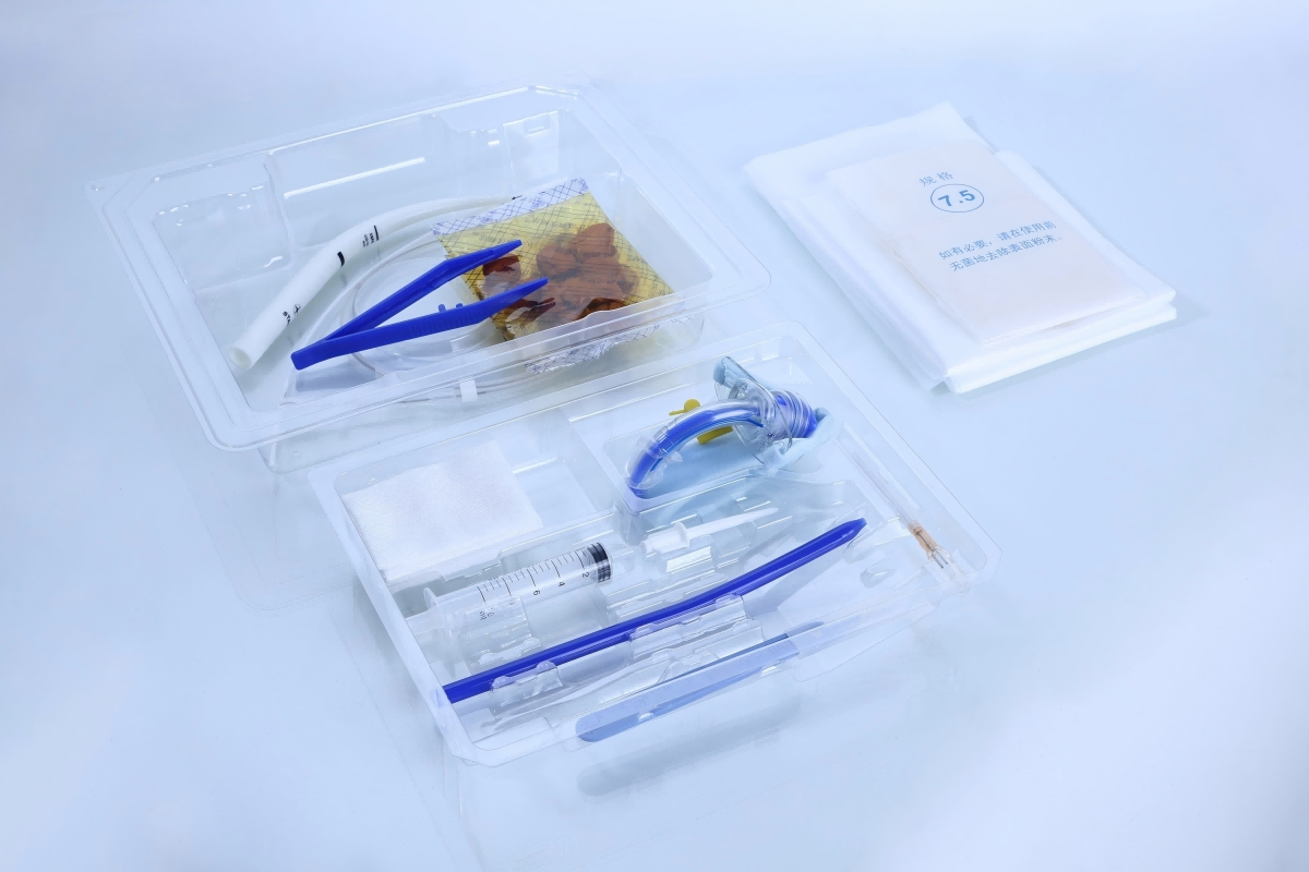 Sterile Disposable Cuffed Percutaneous Tracheostomy Kit - Emergency/Surgical Use