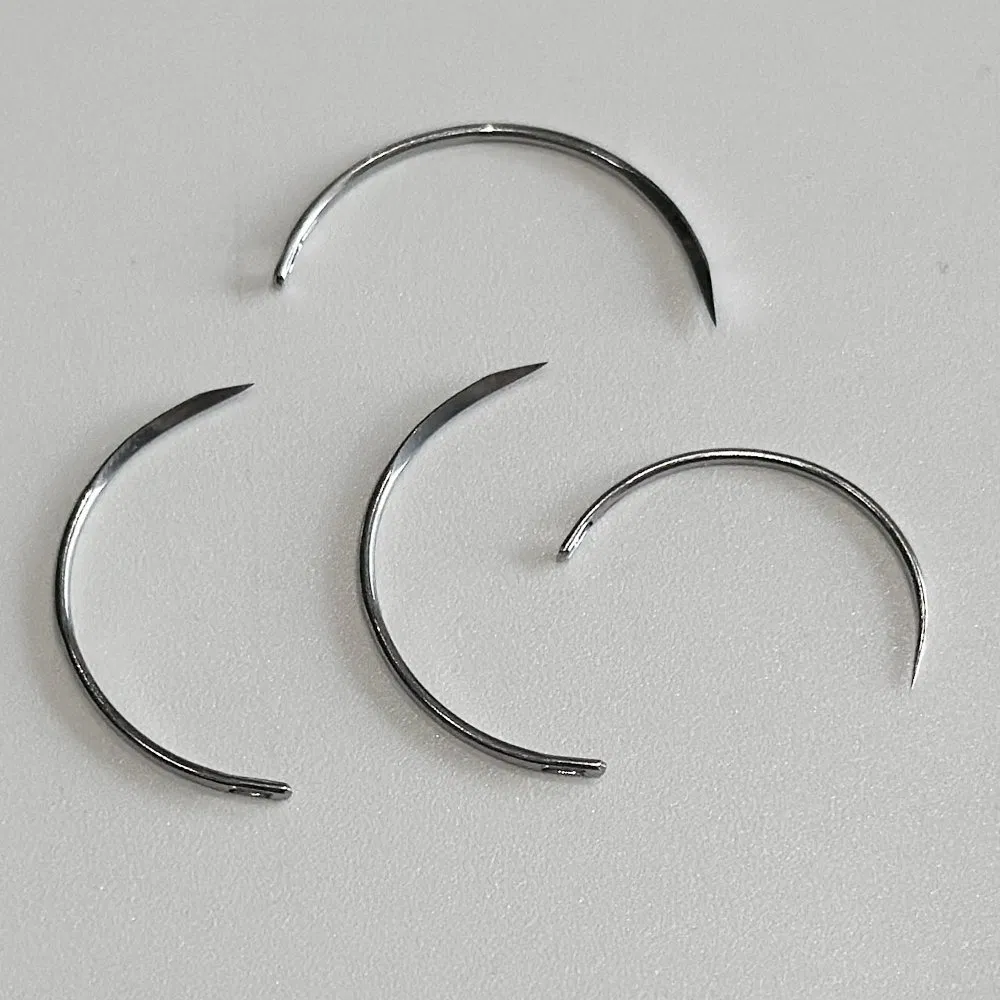 4-Piece Sterile Suture Needle Kit for Upper Extremity Operations - Disposable, Eyed, High-Quality Stainless Steel