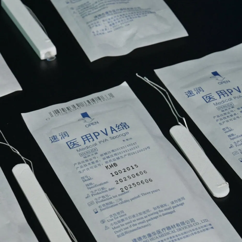 Easy Remove Khb PVA Epistaxis Nasal Pack for Nasal Tumor Surgery