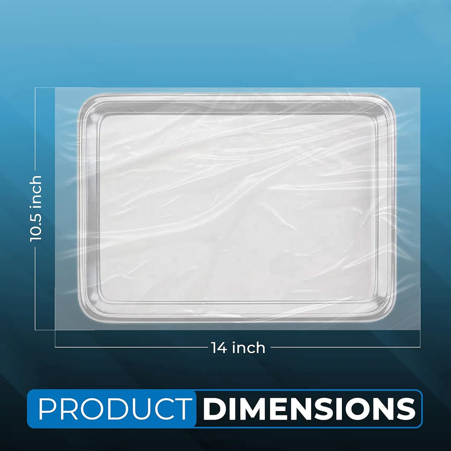SJ Disposable 500pc/box Plastic Protective Sleeve 10.5x14inch Dental Instrument Tray Covers