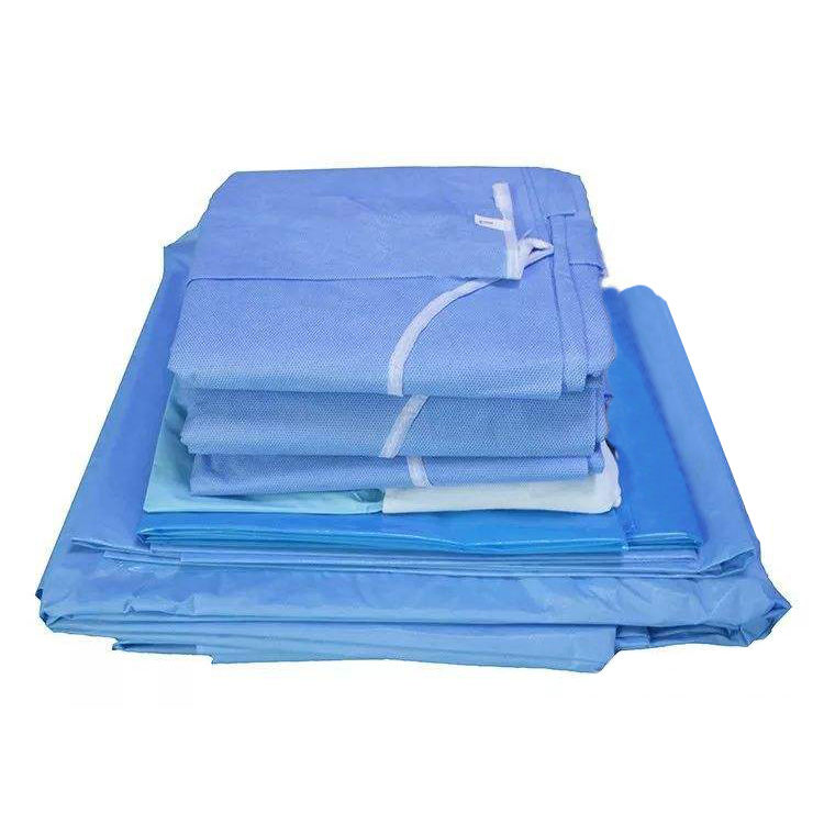 Hospital Medical Consumable Sterile Laparotomy Drape Kit Medical Supplies Surgical Drape