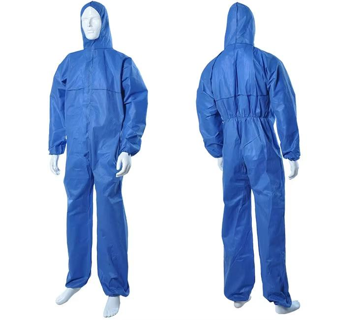 Factory Wholesale Disposable SMS Coverall/Protective Clothing/Safety Clothing